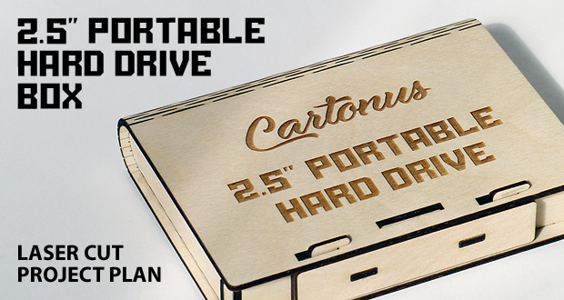 Portable hard drive box
