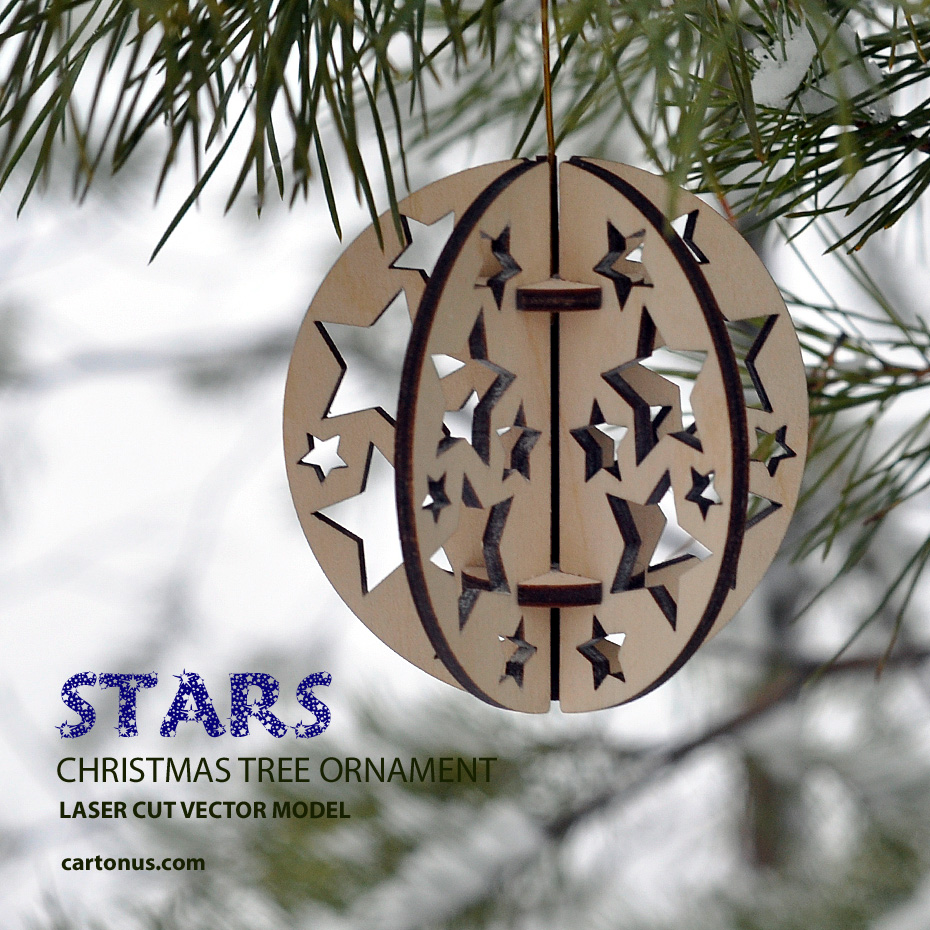 Stars
Looking for free Christmas decorations? Download these wonderful templates and create your own beautiful, unique, and festive Christmas decorations. Project plans of Christmas tree ornaments ready for laser cut.