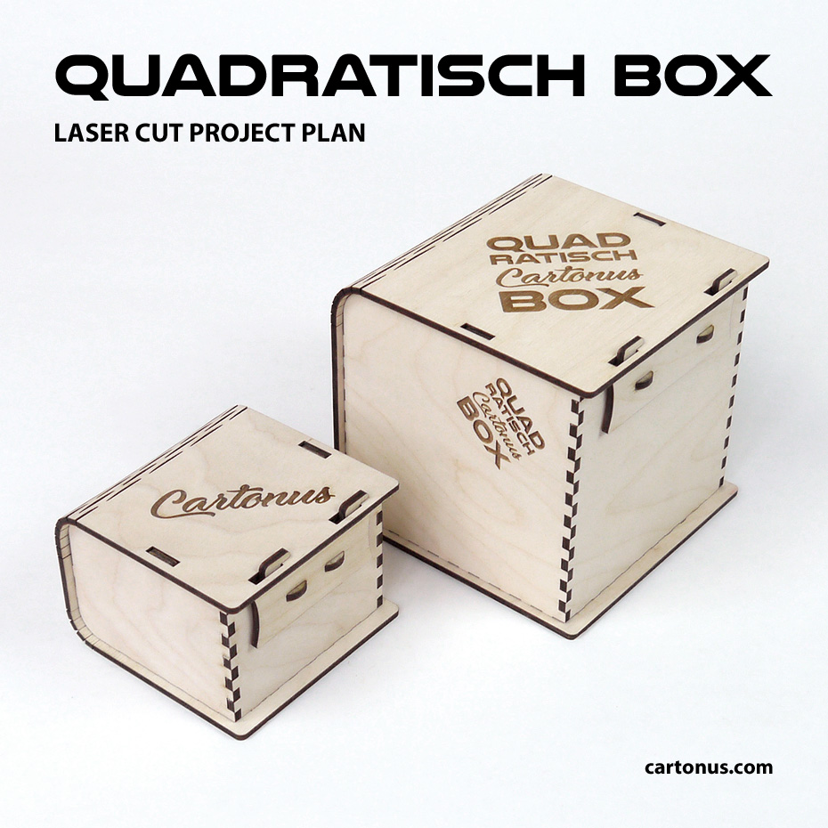 Quadratisch box with sliding bolt latch spring loaded
