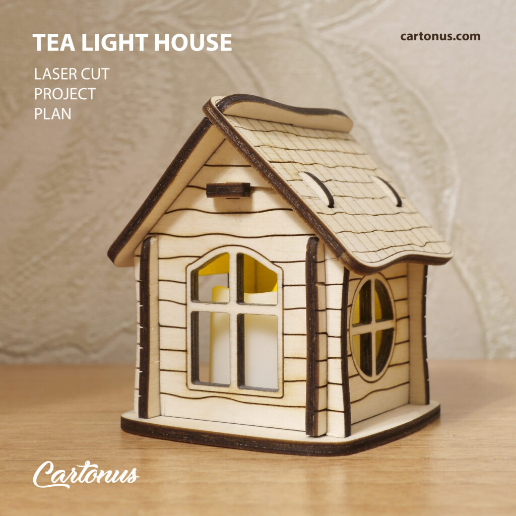 Decorate your home with a magical atmosphere with this unique project - a small house for an electric candle. 
Perfect decoration for Christmas holidays or to create cosiness in your home. 
Bring your creative ideas to life with this project. Buy a small house for electric candle right now and add cosiness and magic to your home! 