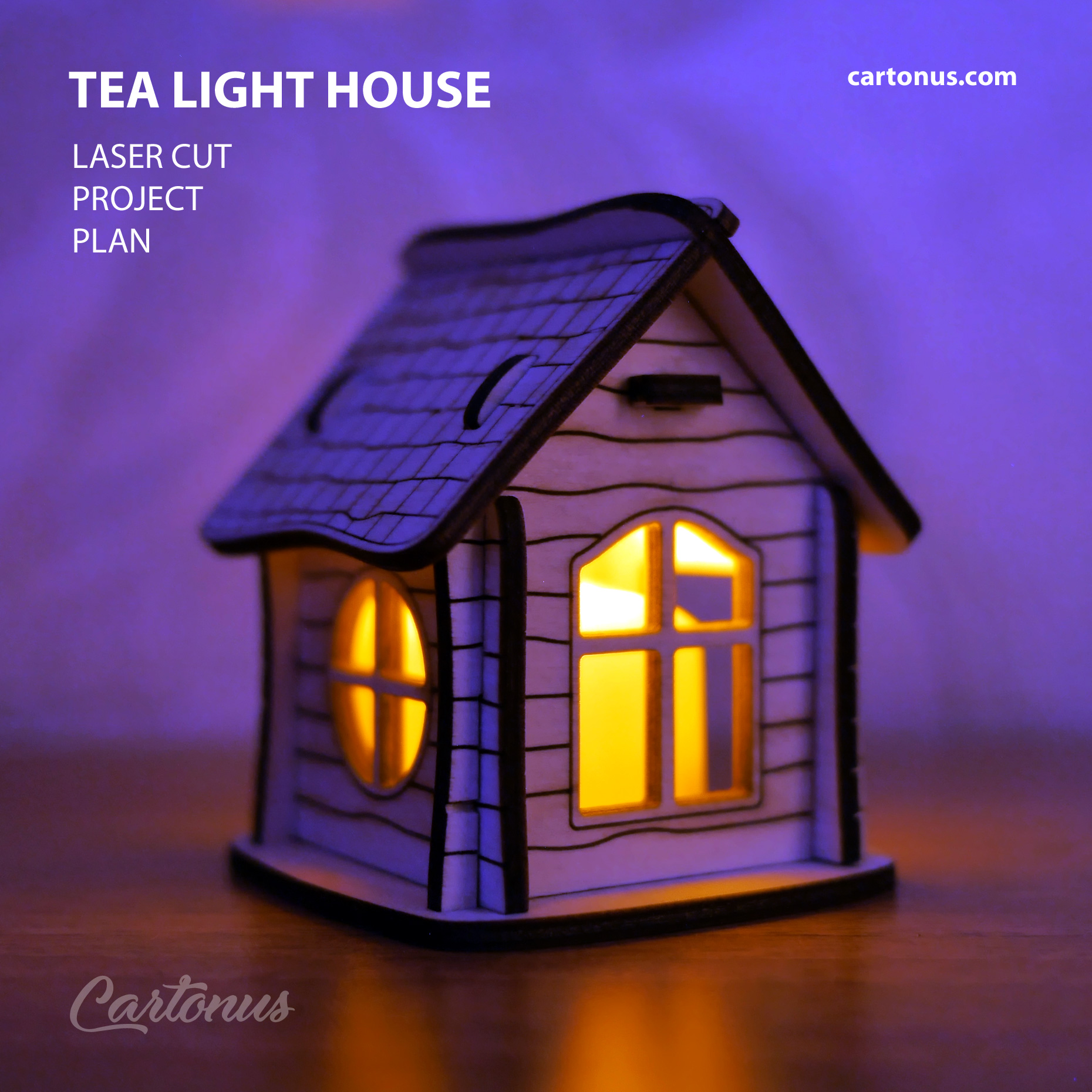 Tea light house