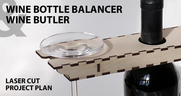 Wine bottle balancer & Wine butler