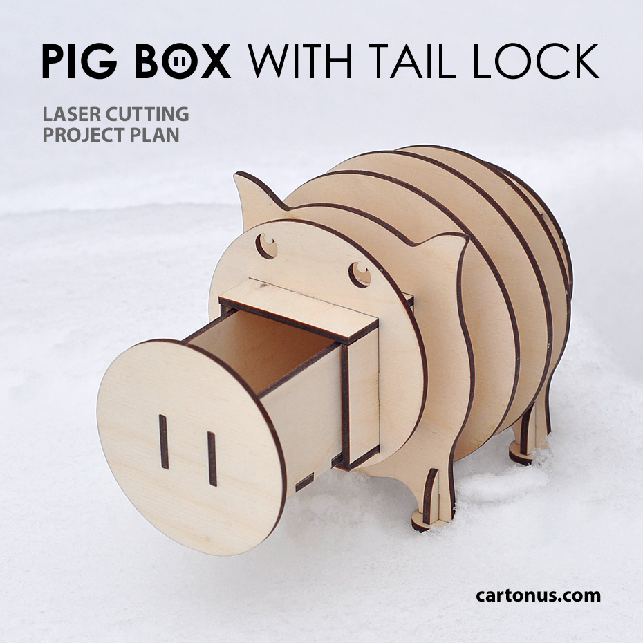 Innovative Design: The box cleverly opens when you turn the pig's tail, providing a fun and interactive way to access your treasures.