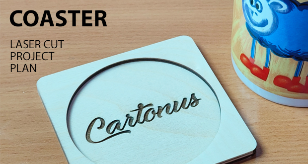 Mug Coaster – Beginner-Friendly Laser Cutting Project